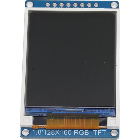 1,8-Zoll-Farb-LCD-Bildschirm, 128x160 SPI-Schnittstelle, TFT-Displaymodul für Arduino STM32 Mikrocontroller (1/5)