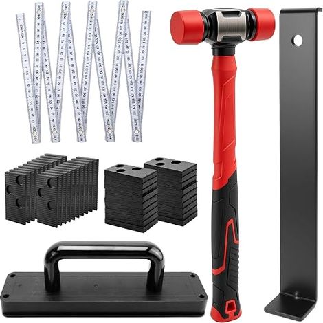 Laminate Parquet Laying Kit Pull Blade Parquet Tapping Block Steel Pull Up Bar Floor Accessories (1/5)