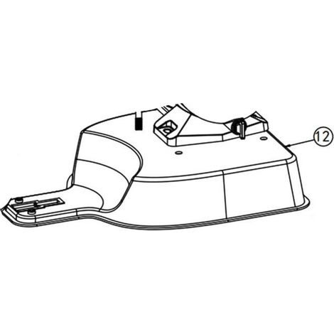 Base platine  POOLSTYLE 6 m3/H (n°12) - Poolstyle