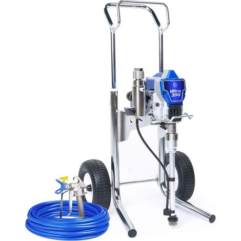 Graco – Pulvérisateur airless électrique Ultra 390 – Débit max 1,8 l/min – Pression max 3300 psi – Moteur sans balais – SKU 25F510 (1/4)