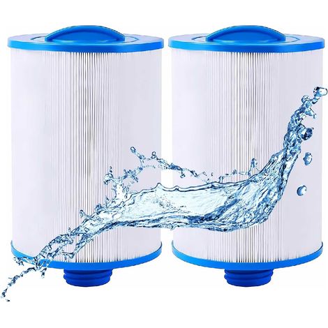 YMYNY Paquet de 2 Filtres Spa, Remplacement du Filtre du Spa de Piscine, Fil Grossier de 1 1/2", Compatible avec PWW50P3, Unicel 6CH-940, Filbur FC-0359, Waterway Plastics 817-0050