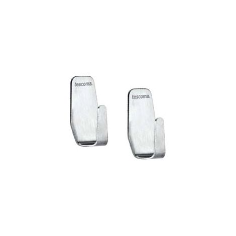 GANCIO IN ACCIAIO INOX PRESTO ROMBO PZ.2- - piccolo cm.2x3,5h. - 6 pezzi TESCOMA