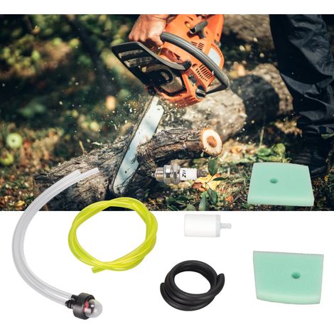 Filtre à Air Bougies de Préchauffage Filtre à Carburant Compatible Husqvarna 123L 322C Tronçonneuse -KZQ (1/2)