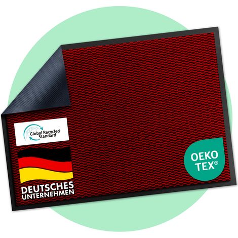 Schmutzfangmatte SKY Novo Mit einzigartiger TPE-Rückseite Rot 40 x 60 cm