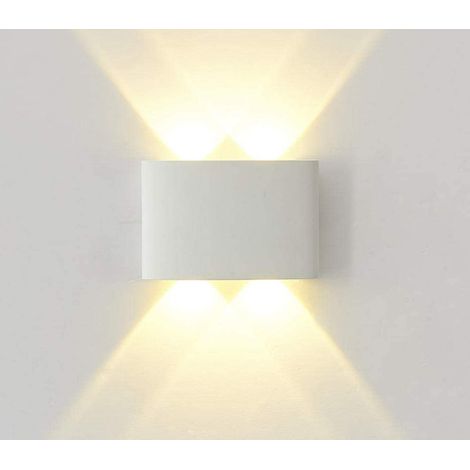 Applique LED Lampada da Parete Ovale 12W Luce Calda Esterno Interno FD-10