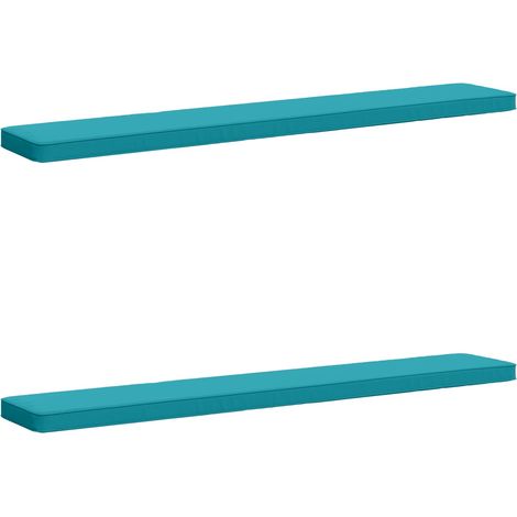 Cuscini per Panchina a 2 Pezzi VUGHT 2 pz 100% Poliestere vidaXL