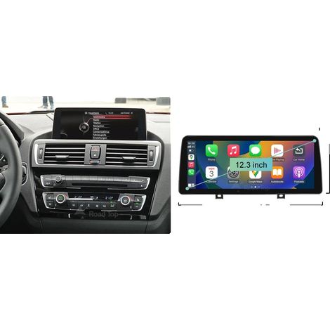 Lecteur multimédia de voiture, interface tactile, haute résolution, compatible avec les séries BMW 1/2/3/4 F20 F21 F22 F23 F30 F31 F32 F33 F36, 12.3 LHD F20 NBT, Aucun-c (1/2)