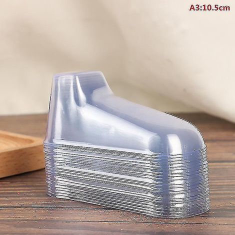 20 transparente Kunststoff-Aufsteller für Babyfüße, Babyschuhe und Socken – 10 cm – 10 Stück