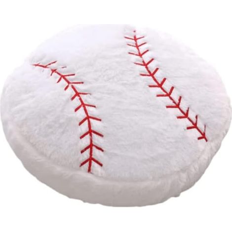 1 Coussin Sport Baseball, Rembourrage Coton PP, Décoration Salon Chambre, Jouet Enfant Voyage, Cadeau Saint-Valentin (1/5)