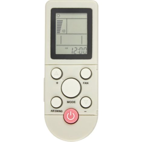 Télécommande Climatiseur - ABS - Compatible Avec Modèles AUX YKR-F/001 YKR-F/09R YKR-F/010F YKR-F/06 YKR-F/016E - 11,3 x 4,2 x 2,2 cm - 1 Pièce