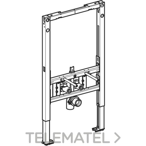 Bastidor Geberit Duofix para Bidé 82 cm 50x8 cm - Estructura de Instalación en Pared (Ref. 111.537.00.3)