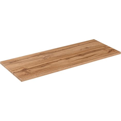Plan für Waschtischunterschrank NOXERA – 120 cm – Farbe Eichenholz Wotan – Zum Aufstellen