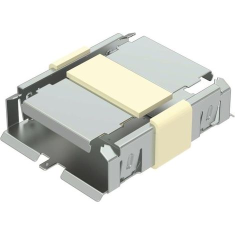 OBO Bettermann Conector de junta para PLM D 0410 118x94x38 acero cincado en banda, 7218029