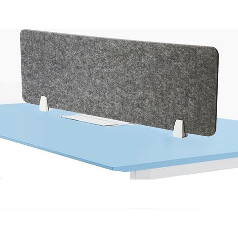 Séparateur de bureau 100 x 30 cm avec pince pour réduire le bruit et les distractions visuelles pour la maison, les bureaux, les bibliothèques, les salles de classe (1/5)