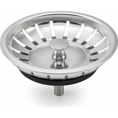 Bonde de Vidage Inox pour Évier de Cuisine 78 mm (1/5)