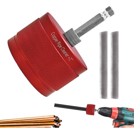 Nettoyeur De Tuyaux De Cuivre Pour Perceuse Brosse De Nettoyage Pour (1/5)