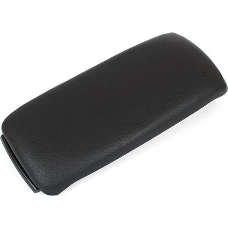 Reposabrazos Audi A4 B6 00-04 con botón y tapicería, JUEGO DE CUERO ECOLÓGICO NEGRO, BISAGRAS FINAS (1/2)