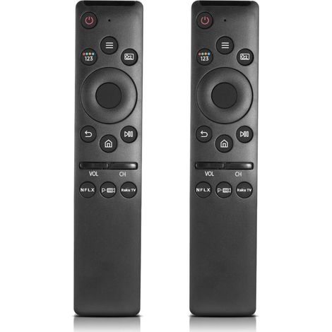 Télécommande de rechange pour Samsung - Télécommande universelle pour tous les modèles de Smart TV Samsung - Compatible avec tous les modèles de Smart TV - LED, QLED, UHD, Frame et séries 4K/8K (lot