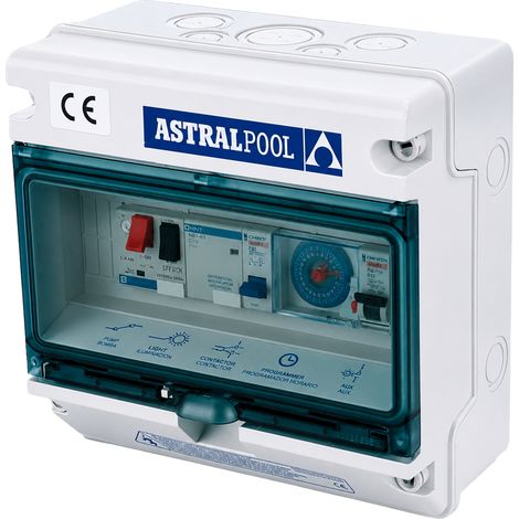 Armario de maniobra AstralPool Tipo D para 1 bomba e iluminación – 25724