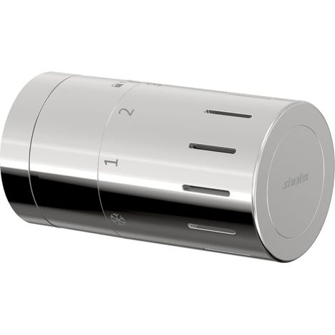 Flamco Design-Thermostatkopf TC-D1 chrom M30 x 1,5 mit Nullstellung, F35321 (1/3)