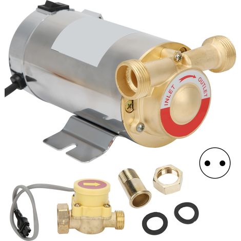 Pompe de surpression, petit Kit d'alimentation automatique pour chauffe-eau de douche domestique, 100W, prise wg-100eu, 220V