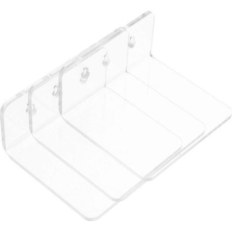 Étagère murale transparente en acrylique pour bonsaï, compatible avec les plantes, 1 ensemble. (1/5)