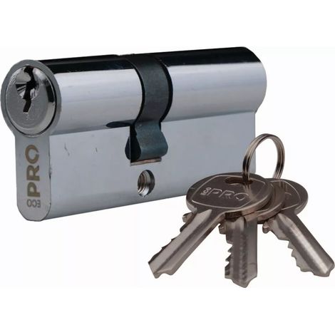 Cylindre double entrée 5 goupilles - série 7001 VACHETTE - S'entrouvrant - 30 x 30 - N° L04494