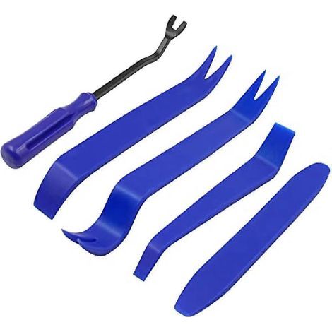 5-teiliges Werkzeugset zum Entfernen von Verkleidungen, Kunststoffhebelwerkzeuge, Werkzeug zum Entfernen von Befestigungselementen, Werkzeugset zum Entfernen von Türverkleidungen und Paneelen (1/5)