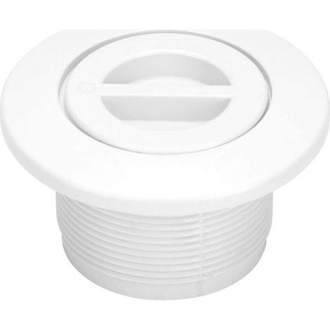 Pour nettoyeur de piscine SP-1022 couvercle de retour de piscine fileté pièces de rechange orifice d'aspiration en matériau ABS (blanc) (1/4)
