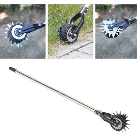 Tondeuse à Gazon Manuelle avec Roues pour Bordures et Désherbage - Outil de Jardin en 3 Parties - KZQ (1/5)