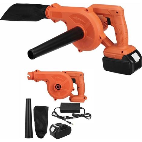 Souffleur aspirateur sans fil 2 en 1 – 900W – 288V 15000mAh – 2.8m3/min – Moteur puissant pour nettoyage feuilles et débris (1/3)