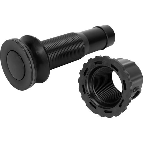 Filtre de vidange en acier inoxydable pour lavabo, bouchon d'évier noir pour salle de bain (1/5)