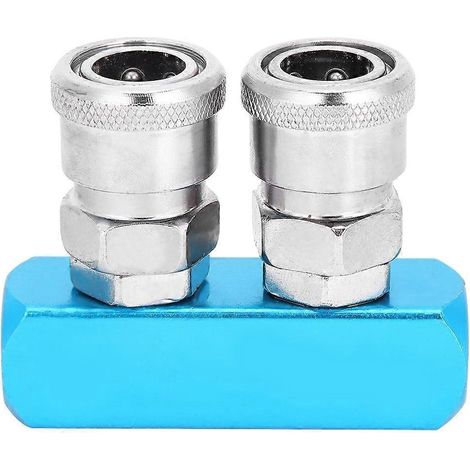 Raccord rapide pour compresseurs d'air, connexions pneumatiques, raccord fileté en alliage d'aluminium (1/4)