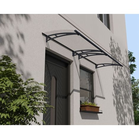 Palram - Canopia Vordach Aquila 3000 Anthrazit 92x300x18 cm