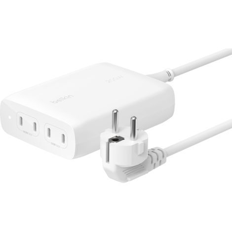 Belkin BoostCharge Pro Portátil, Smartphone, Tableta Blanco Corriente alterna Carga rápida Interior