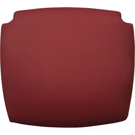 Siège en simili cuir rouge pour chaise haute et tabourets en bois