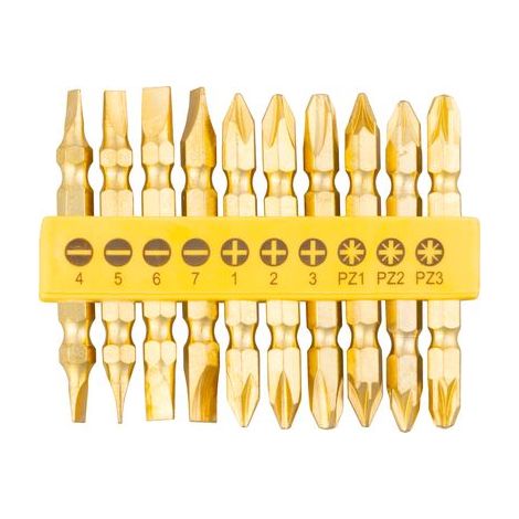 Bit-Satz Strend Pro YF40020, 10-teilig, L-65 mm, CrV, GoldenFish