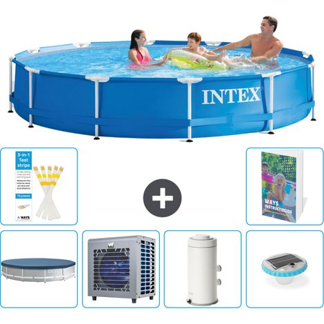 Frame Pool Rund - 366x76 cm - 7-teilig S1 (1/5)
