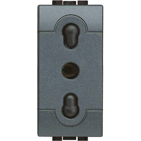 Presa 2p T 10/16a bipasso Serie Living (1/4)