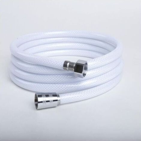 2M PVC-Duschschlauch, universeller Ersatzschlauch, G1/2-Anschluss, hohe Druckbeständigkeit, flexibel und bruchsicher. (1/5)