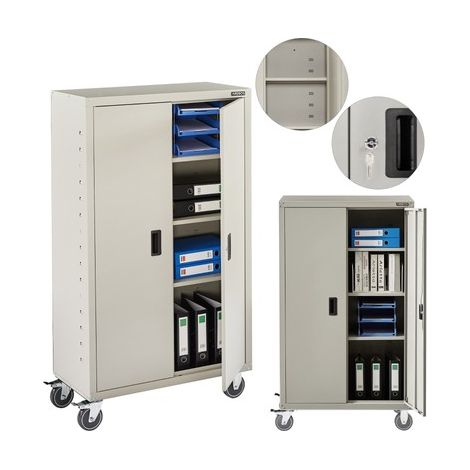AREBOS Filing cabinet Office cabinet Storage cabinet Material cabinet Steel cabinet