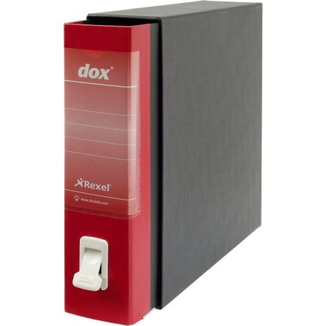 Classificatore compilabile Rexel Dox 2 Rosso A4 Cartone Riciclato (1/3)