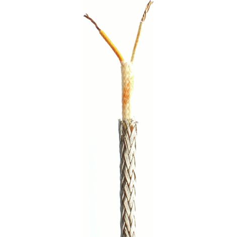 Câble pour thermocouple RS PRO, 10m, temp. max. +350°C, gaine Fibre de verre ( Prix pour 1 )