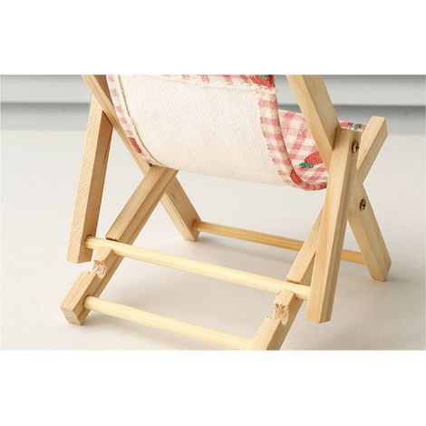 Origineller und bequemer Handyhalter, Strandstuhl, Holzartikel, Foto-Requisite fürs Büro, Hasenmotiv (1/5)