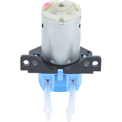 Pompe péristaltique 12V DC mini angle droit multifonction pour jardin, dosage liquide (Bleue) (1/5)