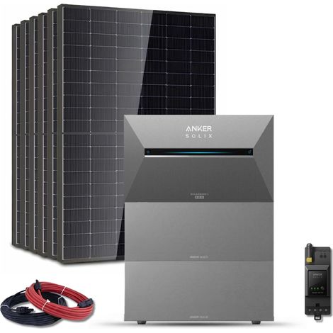 Kit solaire 2730Wc DMEGC - Batterie Anker 8,04 kWh