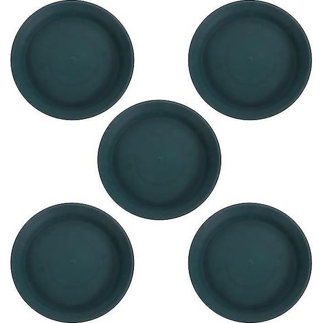Lot de 5 plateaux pour pots de fleurs de balcon