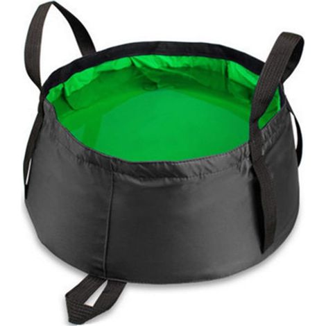 Vert - Siège de toilette pliable, seau pliable, lavabo portable, léger et étanche avec sac de transport, idéal pour les voyages, le camping, etc.-AquaForge (1/3)