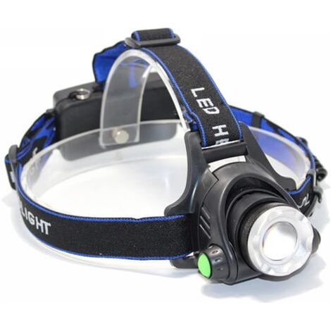 Wiederaufladbare LED-Stirnlampe, 8000 Lumen, T6/L2 LED, 3 Modi, Zoom, wasserdicht. (1/5)