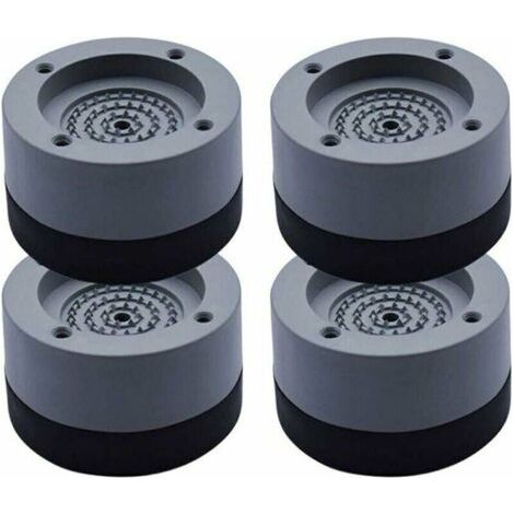 VURAHOME - 4Pcs Patins Anti Vibration Tampon Anti-vibration Lave Linge Universel Pieds Stabilisateur Piédestal pour Lave-Linge Réfrigérateur,de